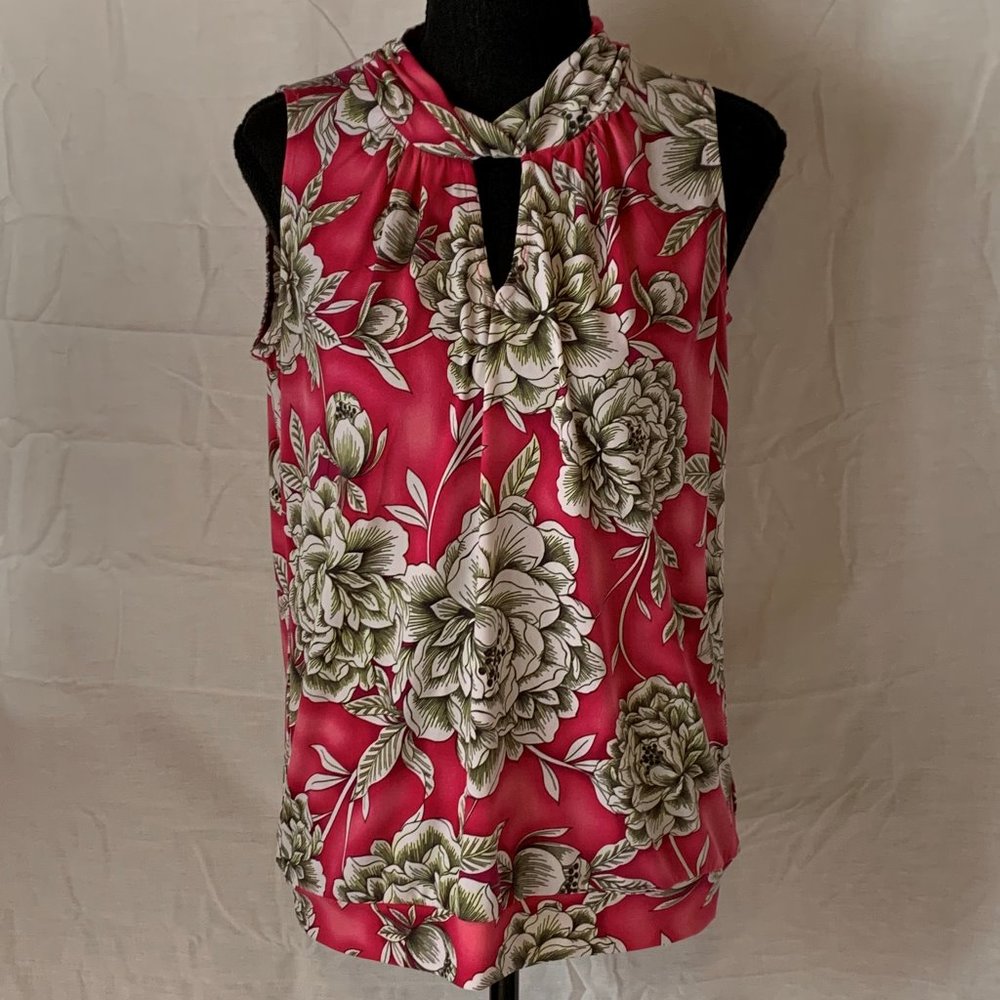 Worthington Women’s Sleeveless Top, Small, Pink